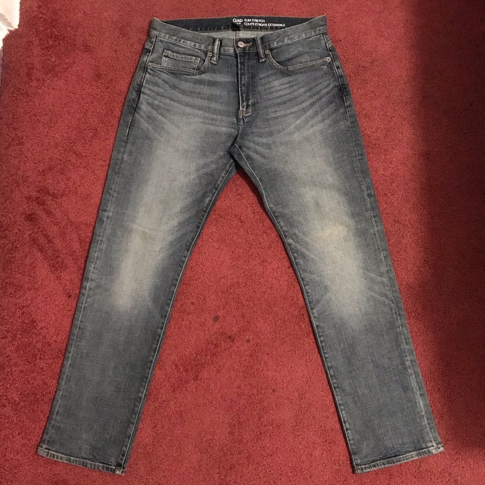 Men’s Gap Slim Strt Authentic Medium Indigo Denim